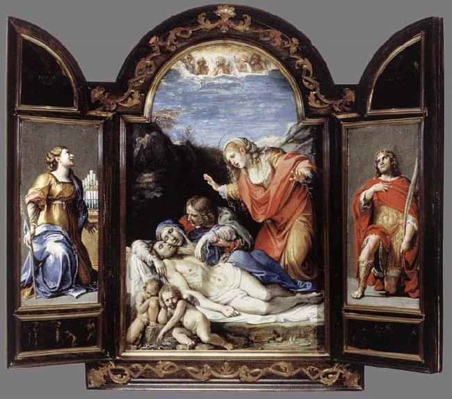 CARRACCI, Annibale Triptych